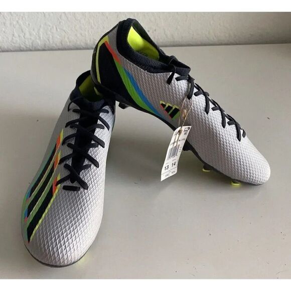 ADIDAS X SPEEDPORTAL.3‎ FG SOCCER CLEATS SHOES SILVER GW8454 Men’s Sz 13 main image 6